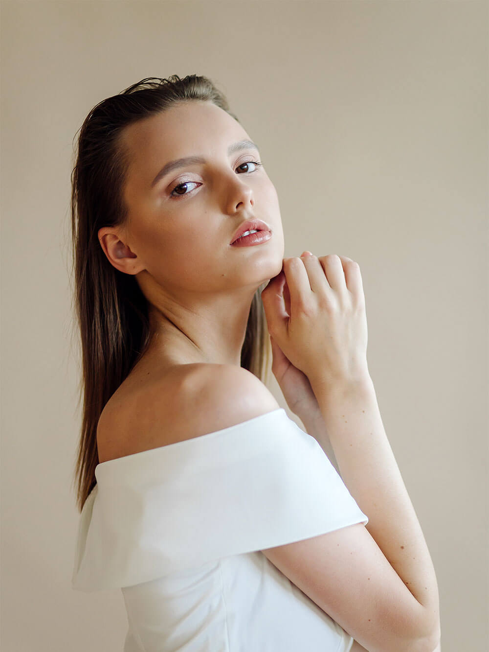 Cotton shoulder dress - Image 3